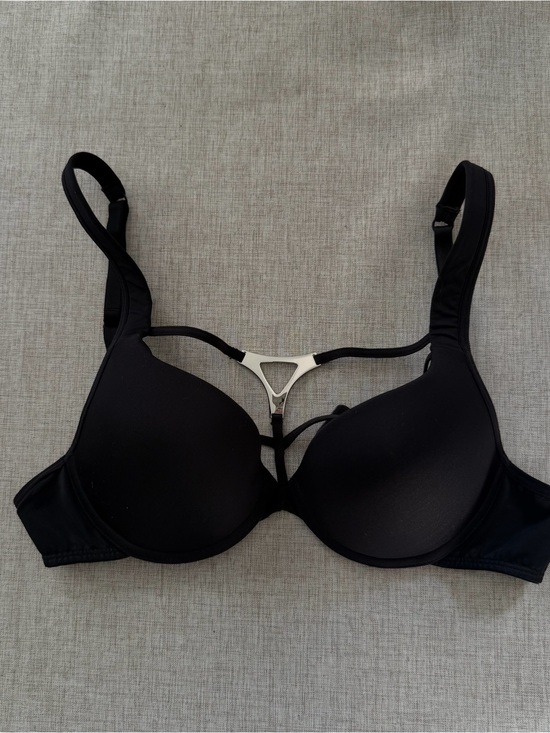 marlies dekkers Other - Marlies Dekkers Undressed Push Up bra Size 34B Black Silver Hardware Sexy